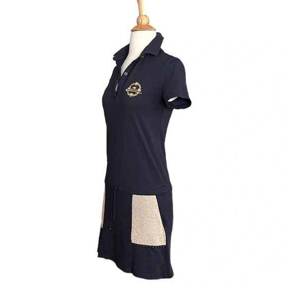 GOLFINO Navy Blue Valentina Sporty Golf Polo Dress, Size 6 - Picture 5 of 16